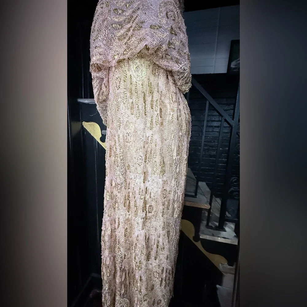 Bohemian Hooded Cloak Hand Beaded - Picture 3 of 12